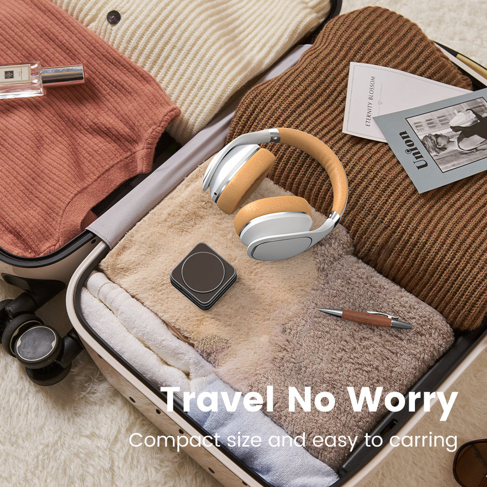 Magnetic Folding Bracket Three-in-one Wireless Charger